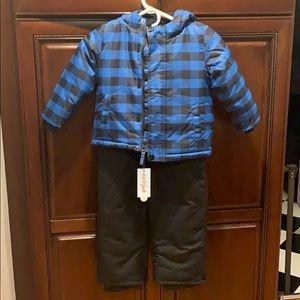 NWT! Cat & Jack 3T Snow Bib & Jacket Set